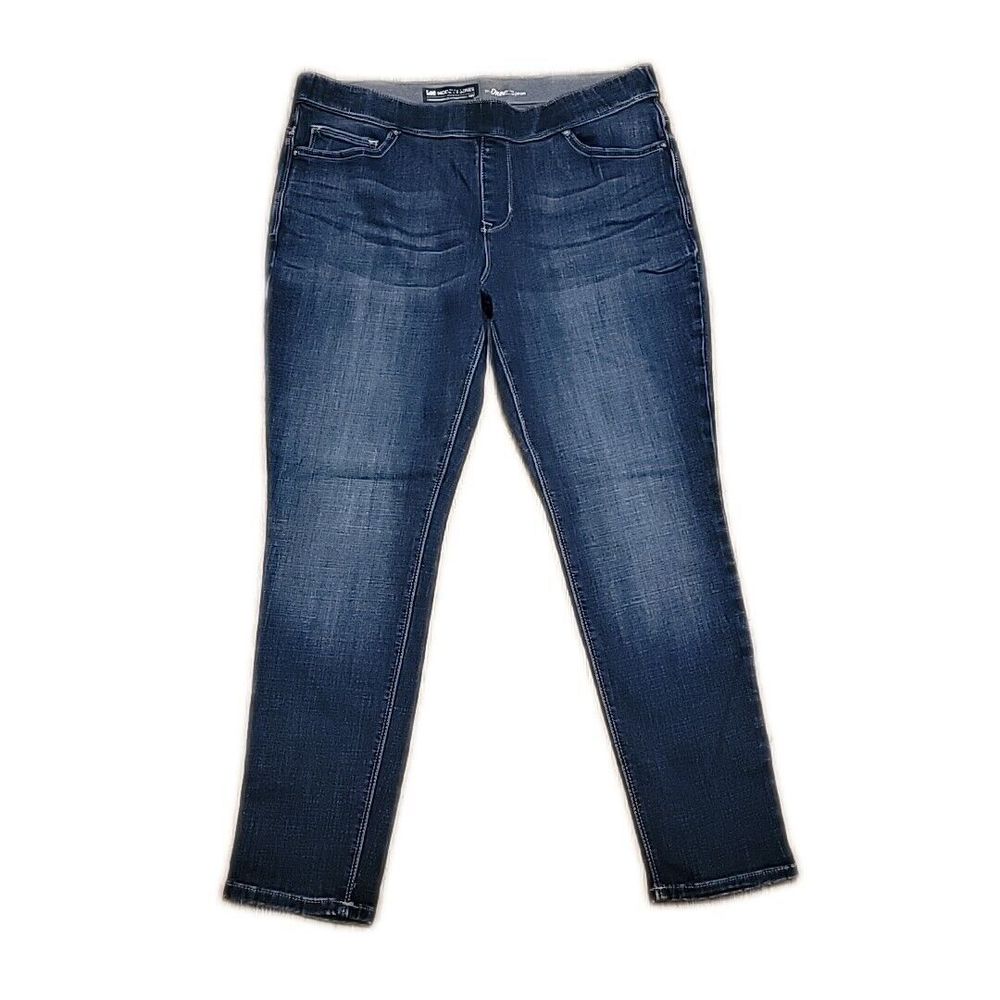 Lee Women's Straight Leg Jeans - Dark Blue